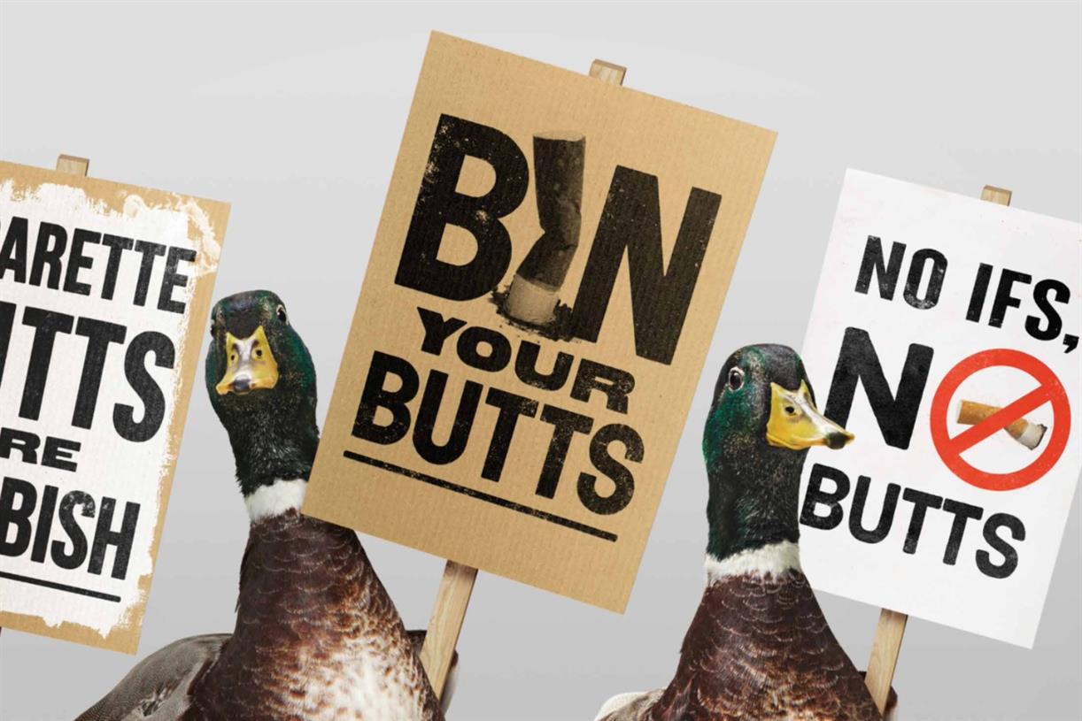 Keep Britain Tidy Cigarette Butts Are Rubbish By Vccp Campaign Us