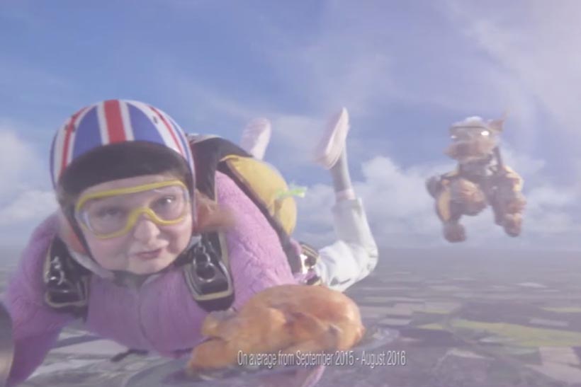 Aldi promises every day can be amazing with skydiving and deep sea exploration