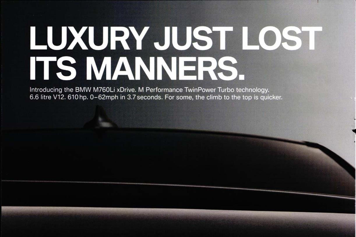 BMW rapped for condoning irresponsible driving