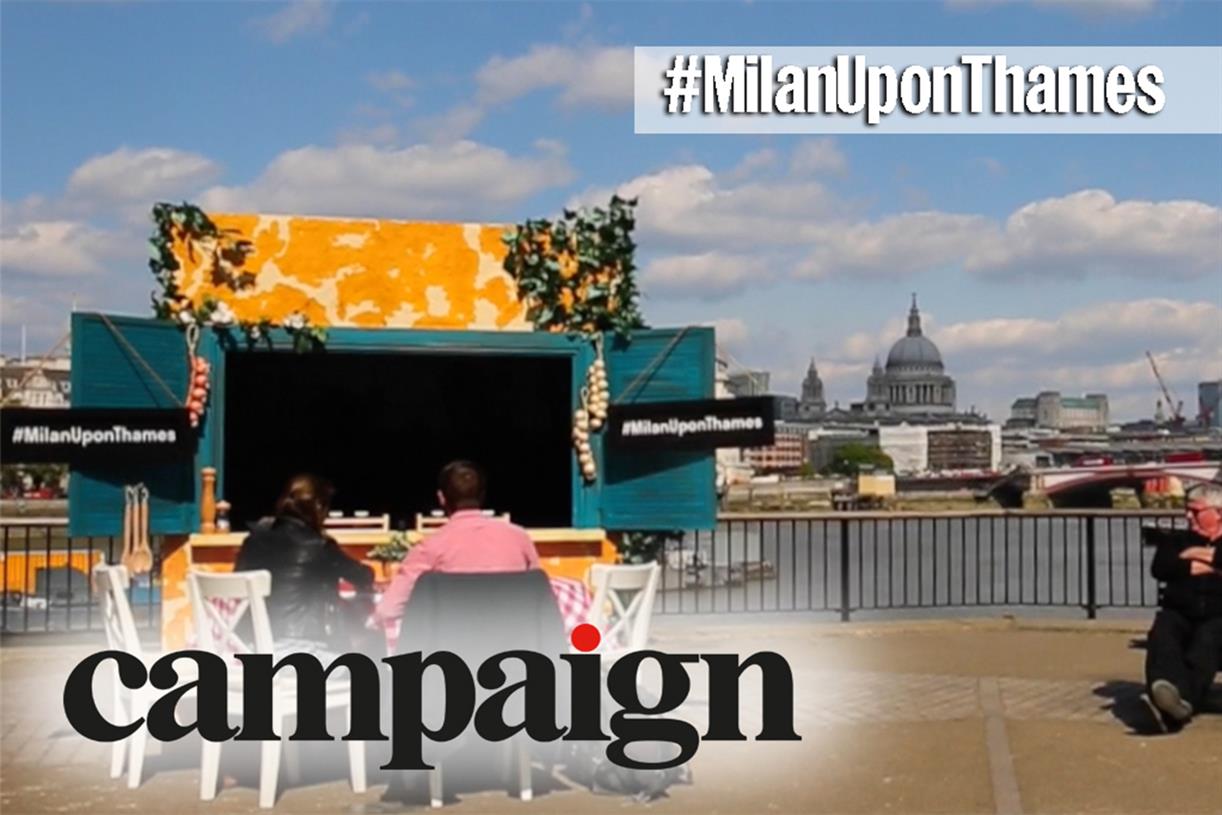 Watch: Deliveroo and Three bring Milan to London