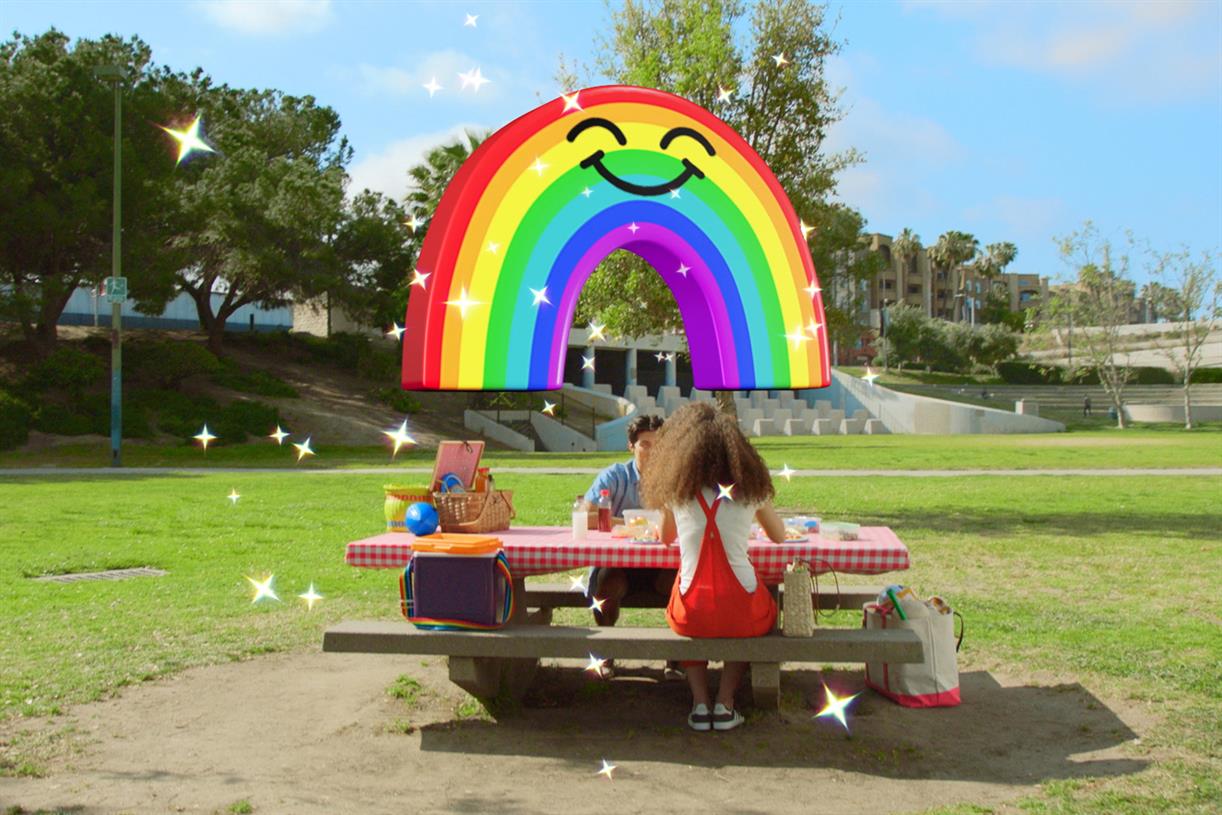 Snapchat wants to paint your world with rainbows and flowers