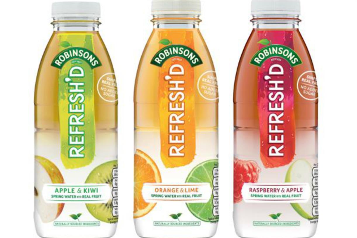 Britvic launches Robinson's Refresh'd brand for health-conscious on-the-go consumers