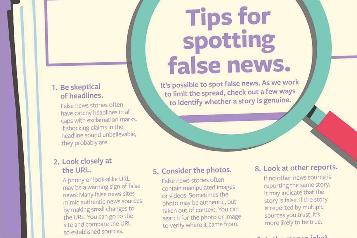 Turkey of the week: Facebook "Tips for spotting fake news"