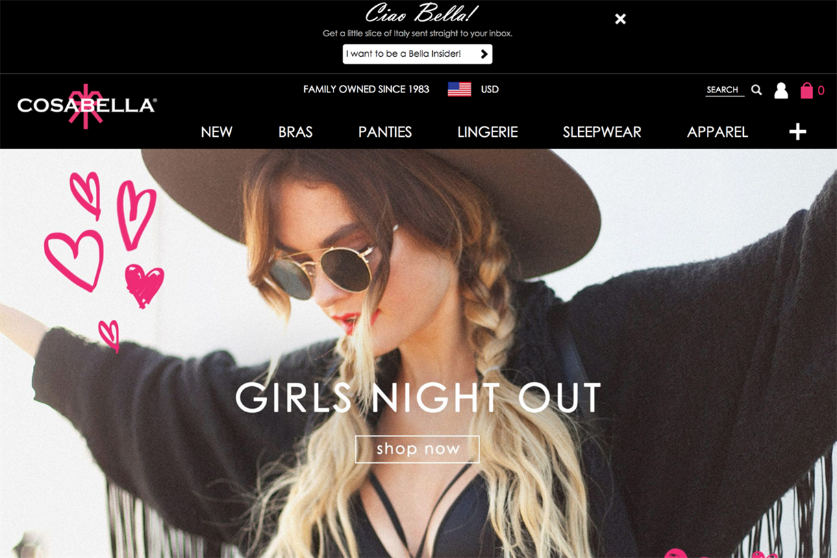 Cosabella's other AI raised website conversions by 38%