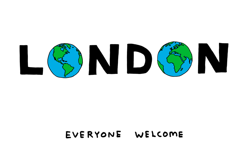 David Shrigley and Sadiq Khan launch #LondonIsOpen campaign
