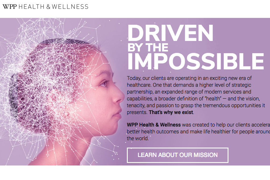 WPP launches new health and wellness sub-holding company