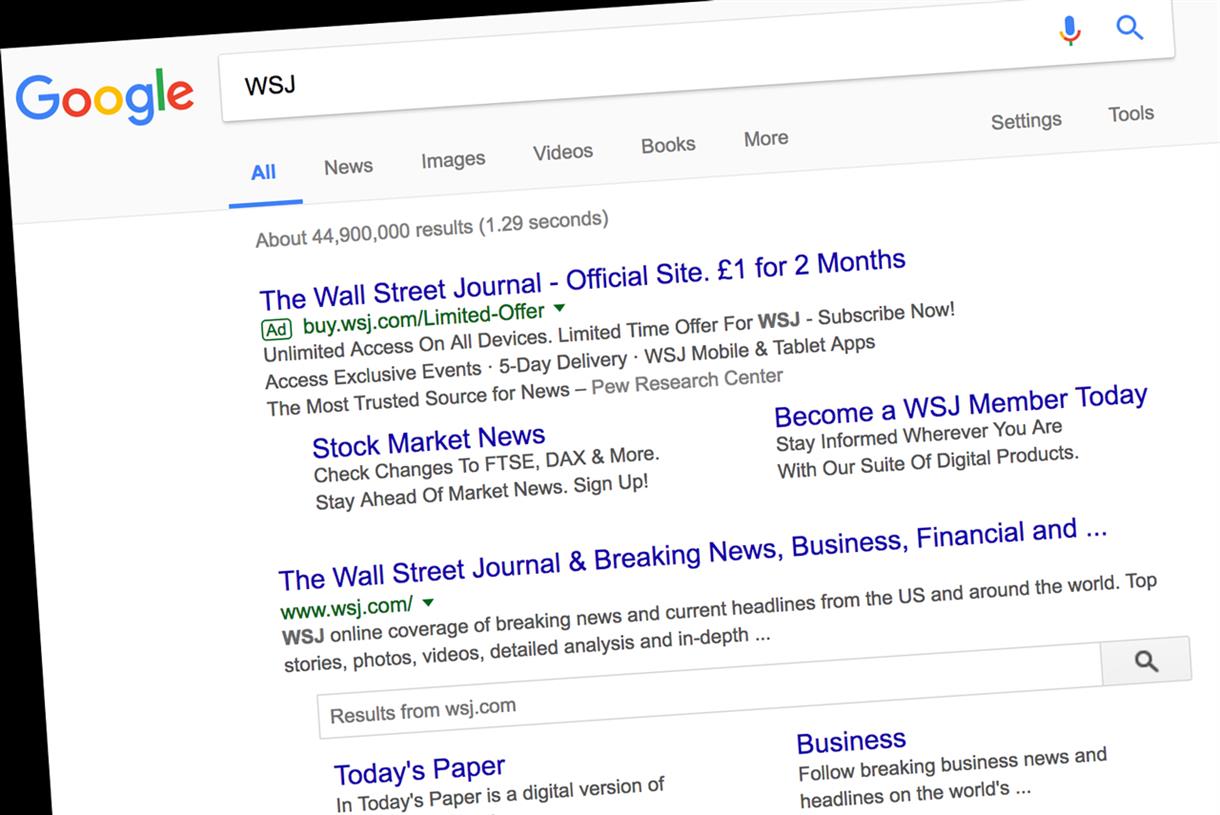 News Corp complains to Europe about Google after WSJ suffers plunge in news referrals