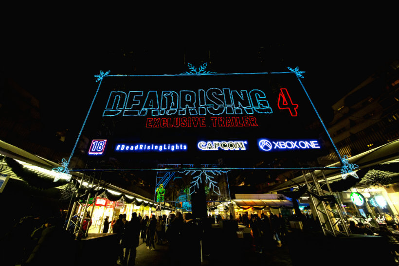 Xbox creates Dead Rising 4 trailer in Christmas lights