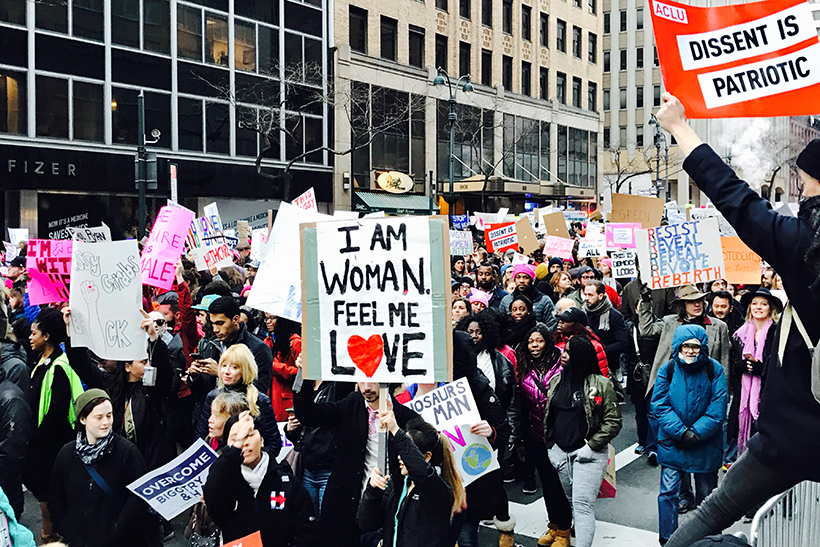 Museums around the world crowdsource Women's March signs