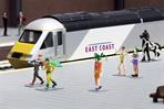 East Coast Trains: minature prices campaign