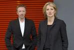 Nigel Jones with new Publicis chief executive Karen Buchanan