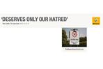 Online banner ads push the tongue in cheek message