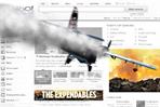 The Expendables: digital push features on Yahoo! homepage