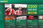 Bet365 TV ad with live odds