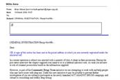 Metrodome email... banned