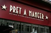 Pret a Manger... first to pay