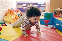 Full-body exploration on the floor