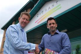 Visit Peak District & Derbyshire chief executive David James and Zibrant managing director Chris Parnham