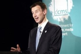 Culture secretary Jeremy Hunt