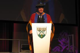 Randle Stonier: awarded honorary doctorate by Leeds Metropolitan University