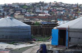 Yurt slum, Mongolia: planning headache