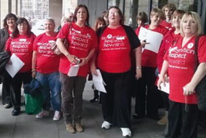 More than 200 campaigners for grandparent carers lobby Parliament over cuts to welfare