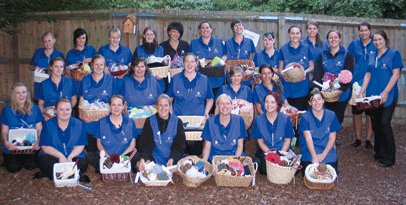 Staff judge treasure baskets