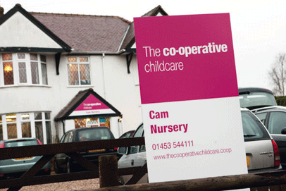 Buffer Bear Nurseries will be re-branded under The Co-operative Childcare name