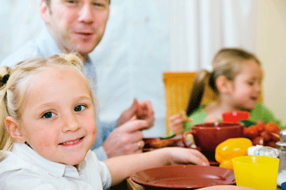 Children who breakfast at home are less likely to be overweight
