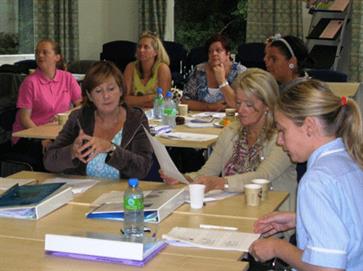 Practitioners from Liverpool nurseries take part in the pilot course