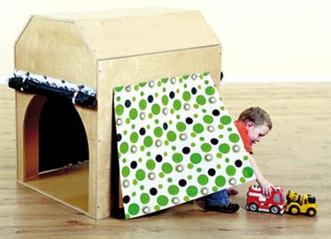 Wooden mirrored tunnel from TTS Group