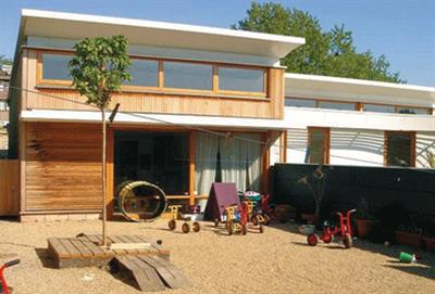1st Place was built away from the estate it serves