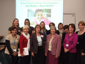 Early years practitioners from Hertfordshire on the training day