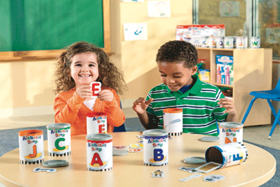 Alphabet Soup Sorters is designed to build children’s phonic awareness and literacy skills.