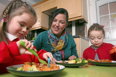Childminder Julie Deakin: 'The information on portion sizes was most helpful.'