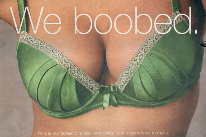 marks & spencer say sorry with "we boobep" crisis management