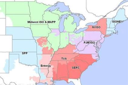 Regions included in the Eastern Wind Integration and Transmission study