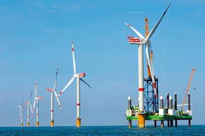 Part of Belgium's wind energy output comes from the Thornton Bank wind farm