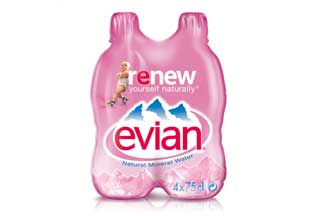 Evian re-brands post-Christmas Detox campaign as Renew