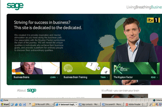 Sage targets professionals with LinkedIn Kyrpton Factor ad deal