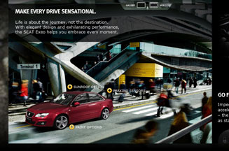 Seat supports car launch with emagazine