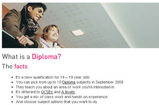 Government's Diploma ad banned by ASA
