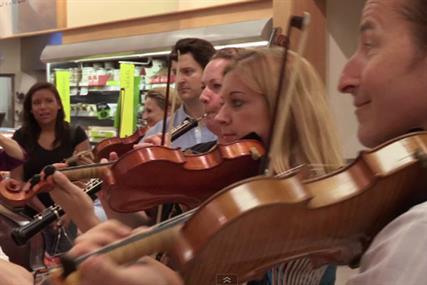 Classic FM: sends flash mob to Morrisons