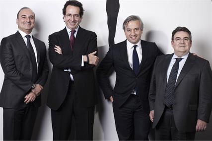 Havas Media management team: Michel Sibony, Alfonso Rodes, Dominique Delport and Jordi Ustrell