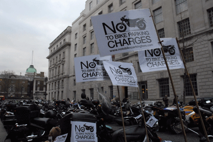 Biker protest