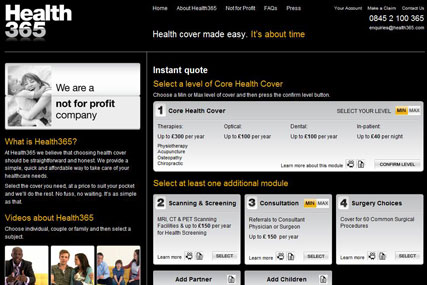Health365: online brand from Westfield Health 