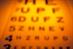 The Snellen chart is the usual method for testing vision (photograph: spl)