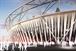London's Olympic Stadium: artist's impression of how the wrap will look