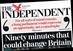 The Independent: party leaders prepare for debate