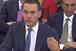 James Murdoch: giving evidence to the parliamentary inquiry into phone hacking in July